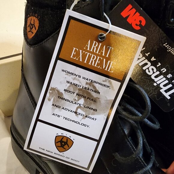 Ariat | Extreme Waterproof Thinsulate Lace Up Paddock Riding Boots - Picture 4 of 9